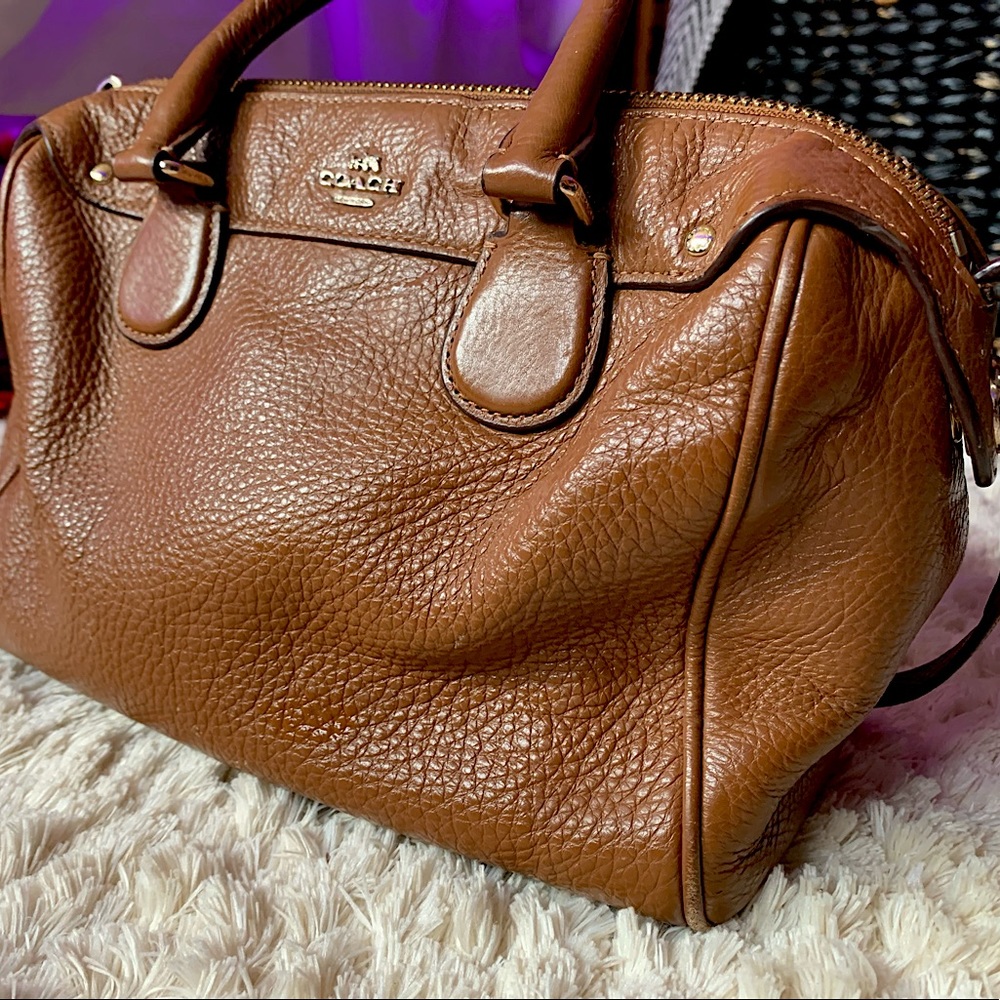 COACH LEATHER CROSS BAG/PURSE